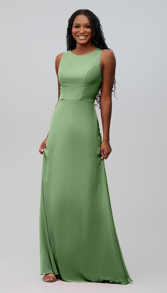 Susie High Neck Bridesmaids Dress | Kennedy Blue Sage Susie High Neck Bridesmaids Dress | Kennedy Blue Sage