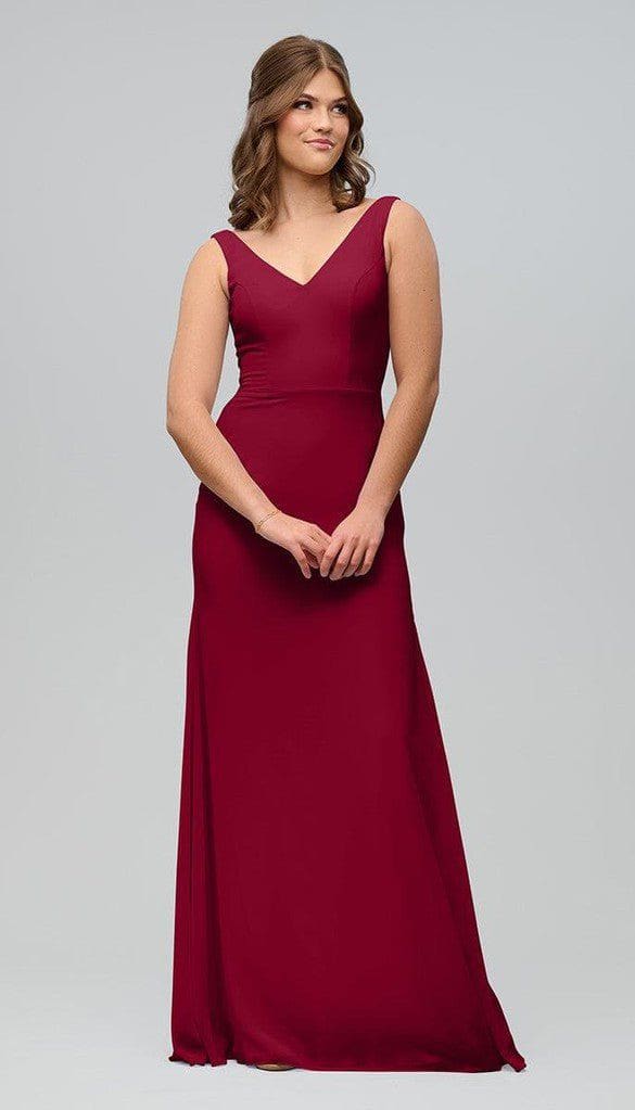 Ready to Ship Sylvie Bridesmaid Dress | Kennedy Blue 0 / Claret Ready to Ship Sylvie Bridesmaid Dress | Kennedy Blue 0 / Claret