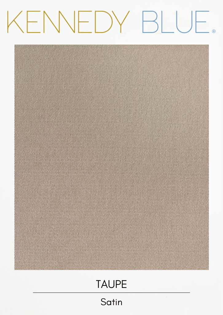 Taupe|Satin Fabric Swatches Color Swatch