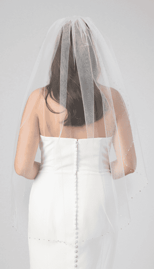 Erin Pearl and Rhinestone Veil | Kennedy Blue display picture 1