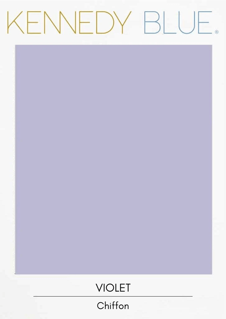 Violet|Flat Chiffon Fabric Swatches Color Swatch