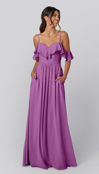Emily Chiffon Bridesmaids Dress | Kennedy Blue Primrose