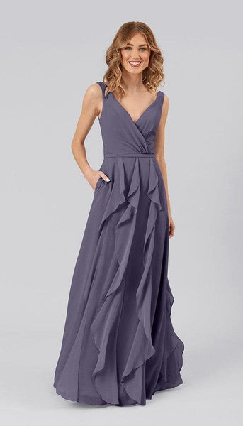 everly bridesmaid dresses Chiffon Dress with 60+ colors