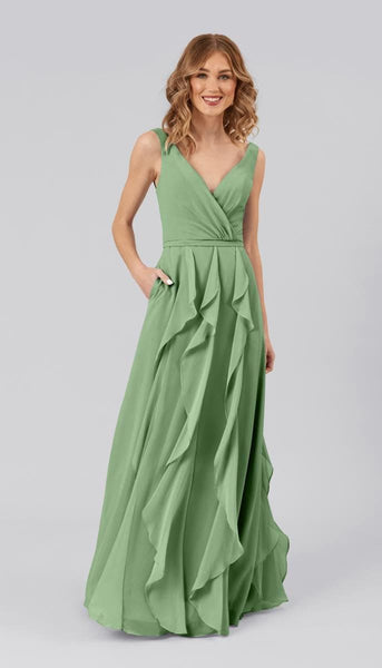 Everly Chiffon Bridesmaid Dress | Kennedy Blue Sky Everly Chiffon Bridesmaid Dress | Kennedy Blue Sky