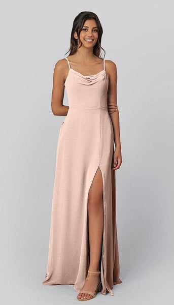 felicity maxi dress blush Felicity Adjustable Bridesmaid Dress