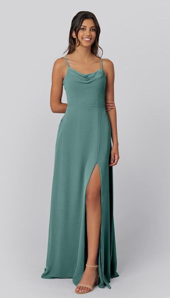 Felicity Adjustable Bridesmaid Dress | Kennedy Blue Slate Blue