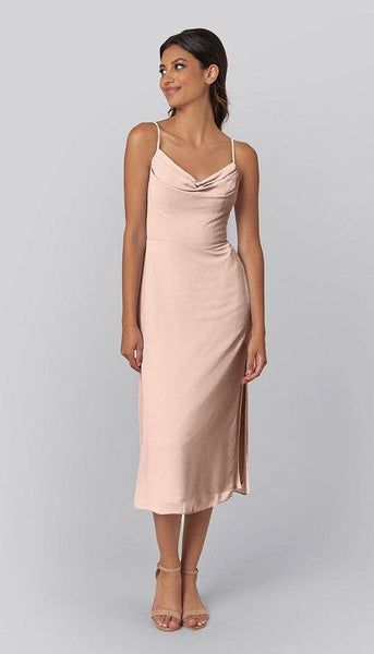 Francesca Short Modern Bridesmaid Dress