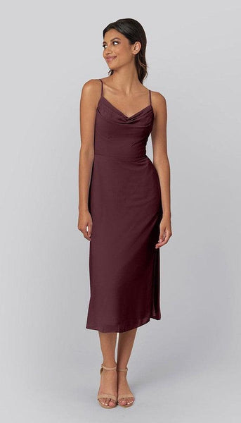 Francesca Short Modern Bridesmaid Dress