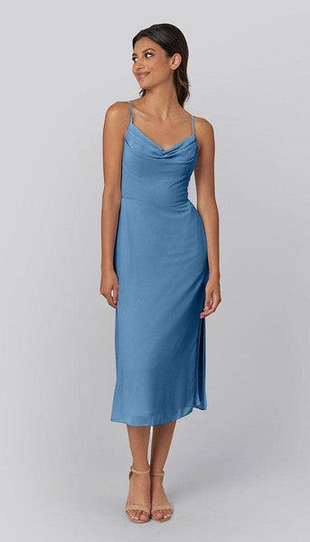 Francesca Short Modern Bridesmaid Dress