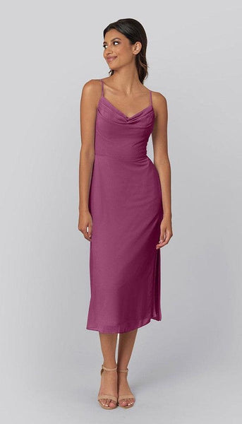 Francesca Short Modern Bridesmaid Dress