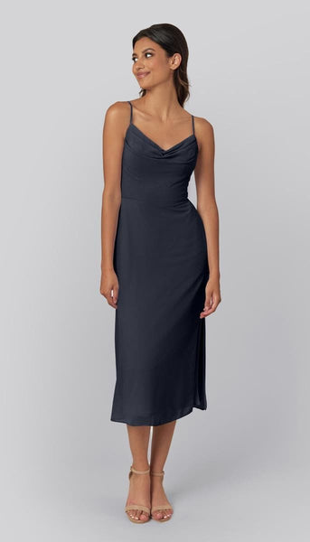 Francesca Short Modern Bridesmaid Dress | Kennedy Blue Navy Francesca Short Modern Bridesmaid Dress | Kennedy Blue Navy