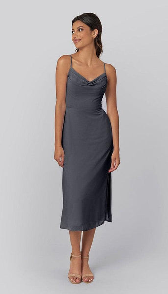 Francesca Short Modern Bridesmaid Dress