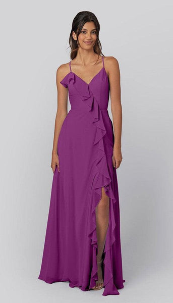 macy's royal blue bridesmaid dresses Macy Chiffon Adjustable Dress Color:Pink Peony Bengaline and secure zipper for fishtail Gallery - Blue Martini