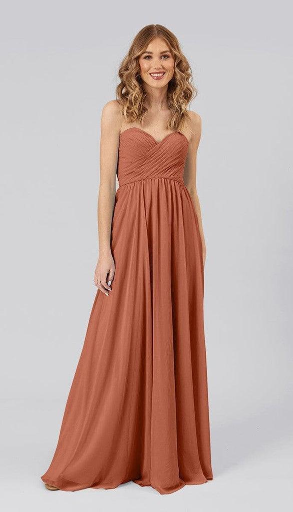 Sale Ready-to-Ship Chiffon Bridesmaid Dress