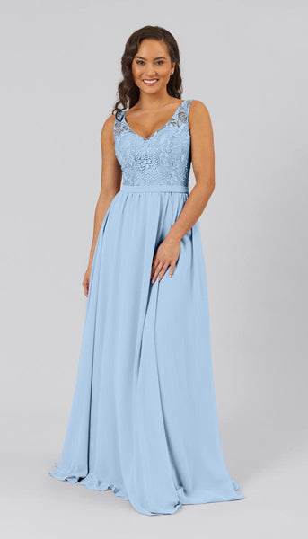 overstock bridesmaid dresses AW.Bridal A-line V-Neck Floor Length Sleeveless Spaghetti Straps Satin Ruching Split Floral Bridesmaid Dresses Floral Dress Mottled Moss Green Size 6