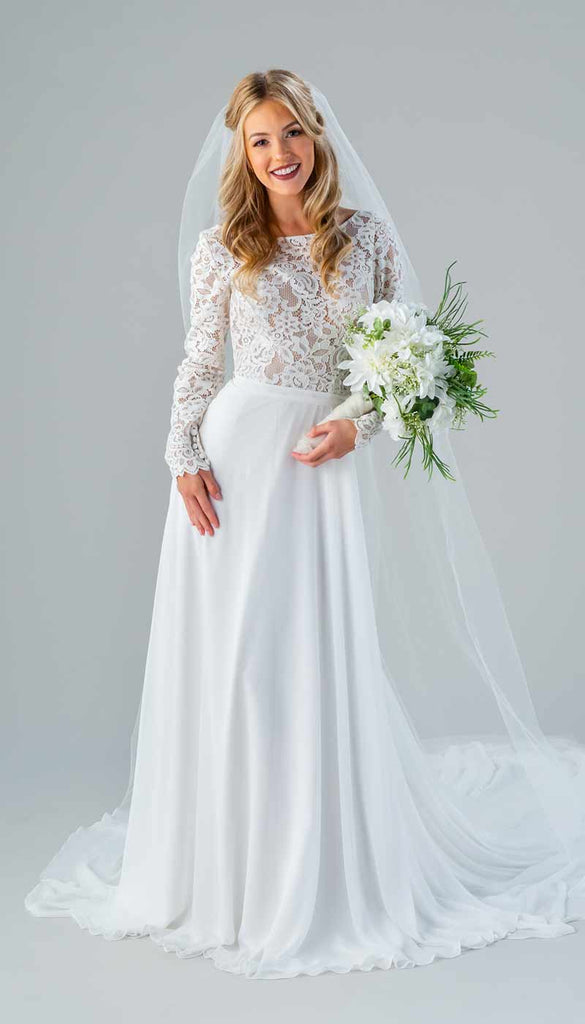 Long Sleeve Wedding Dress | Kennedy Blue Cleo Long Sleeve Wedding Dress | Kennedy Blue Cleo
