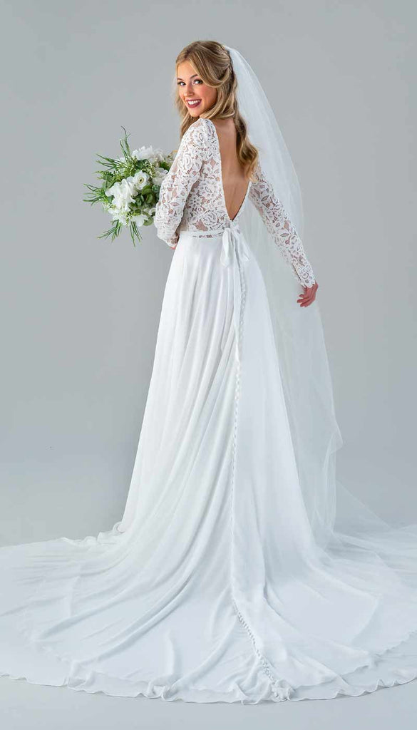 Long Sleeve Wedding Dress | Kennedy Blue Cleo Long Sleeve Wedding Dress | Kennedy Blue Cleo