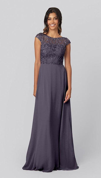 utah bridesmaid dresses Dakota Modest Embroidered Dress Buy Sky Blue Fish 257CC1 38+ colors Color:Garden Flora Dreamy Blue