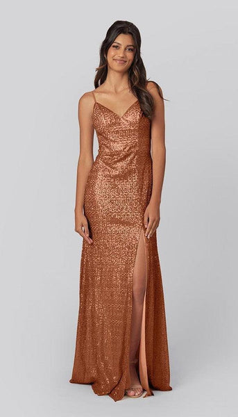 Sale Ready-to-Ship Sequin Bridesmaid Dress