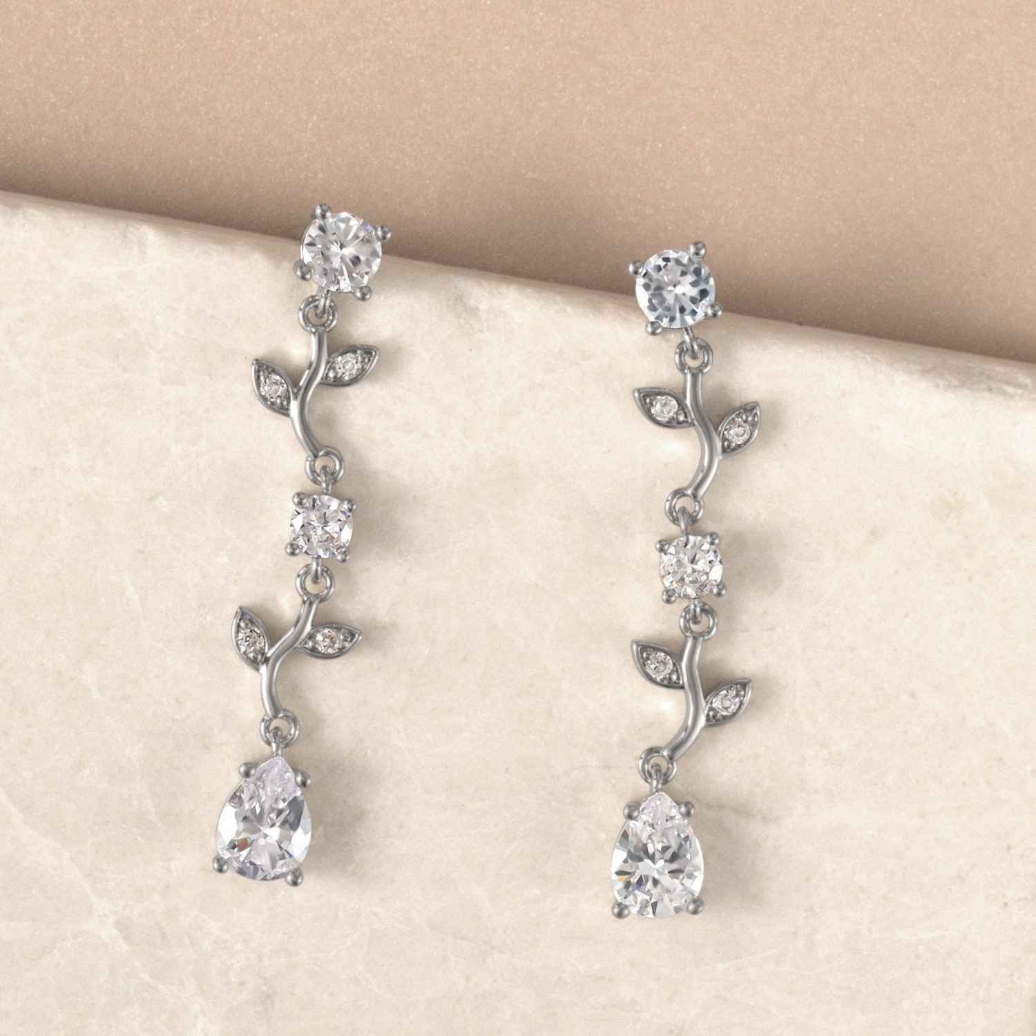 Crystal Vine Earrings