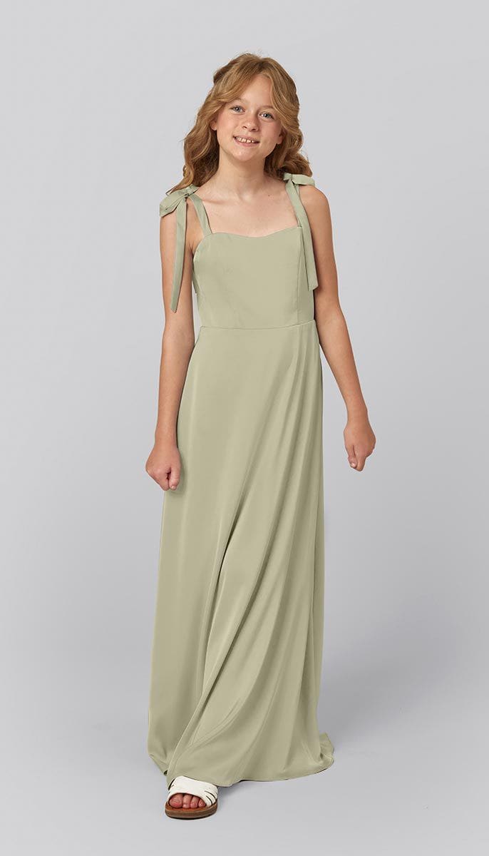 Satin Junior Bridesmaid Dress