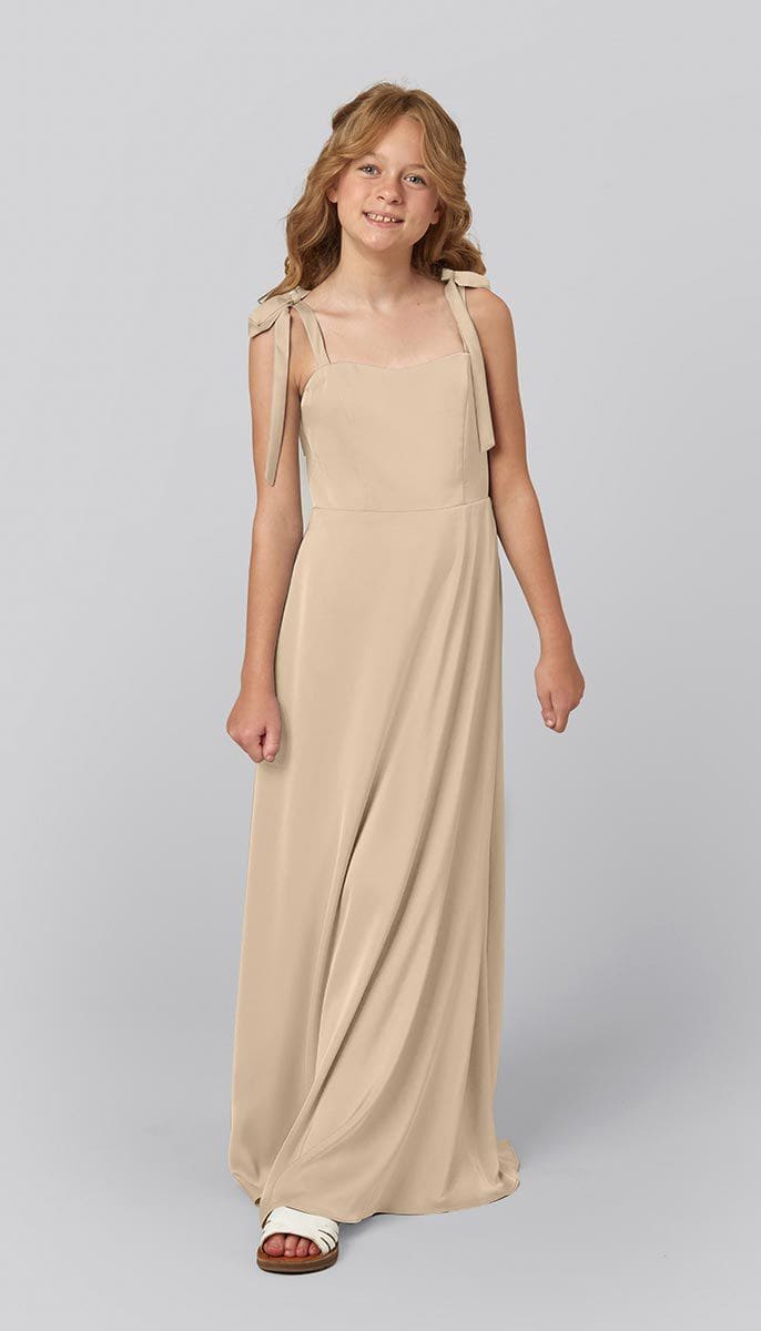 Kennedy Blue Elsa Junior Bridesmaid Dress Gold