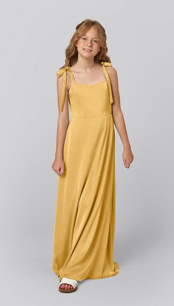 Satin Junior Bridesmaid Dress