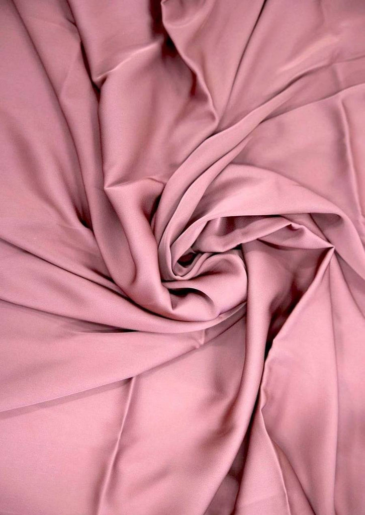 Satin Fabric By The Yard Dusty Rose