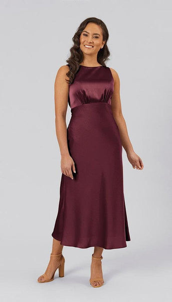 Wendy Short Satin Bridesmaid Dress