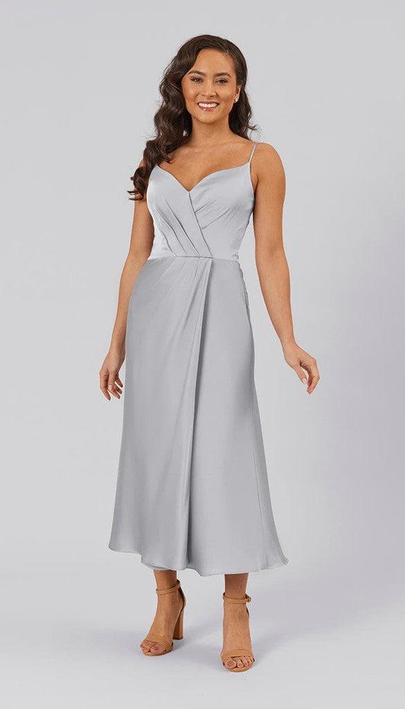 Jack Short Satin Bridesmaid Dress | Kennedy Blue Light Blue Jack Short Satin Bridesmaid Dress | Kennedy Blue Light Blue