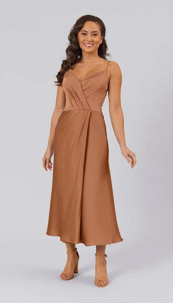 Jack Short Satin Bridesmaid Dress