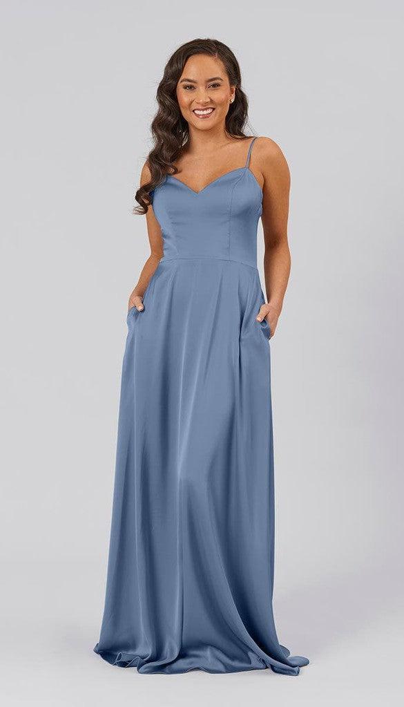 Dawson Satin Bridesmaid Dress | Kennedy Blue Rust Dawson Satin Bridesmaid Dress | Kennedy Blue Rust