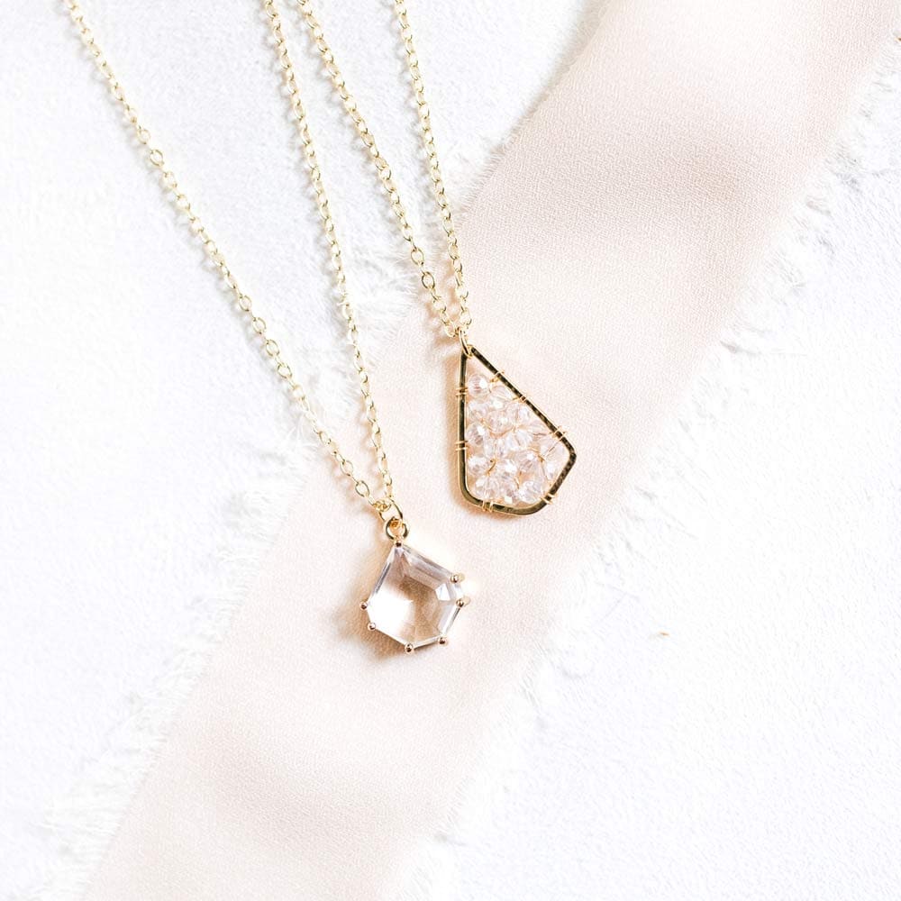 |Triangle Pendant Necklace