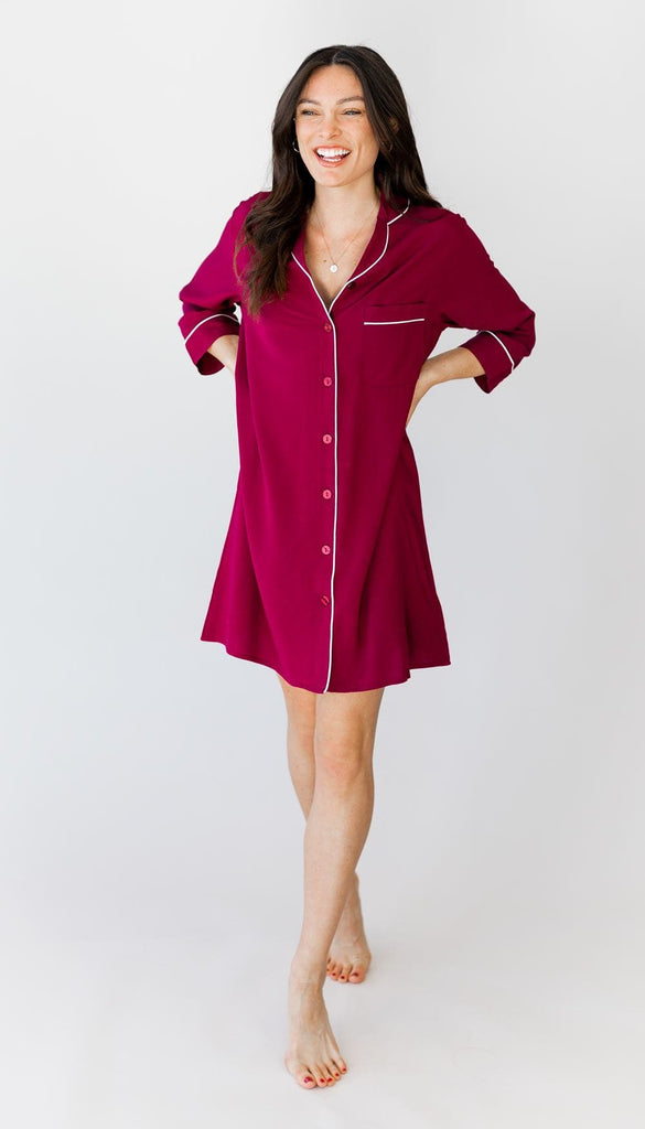 country high low bridesmaid dresses Bride & Bridesmaid Getting Ready Sleep Shirt