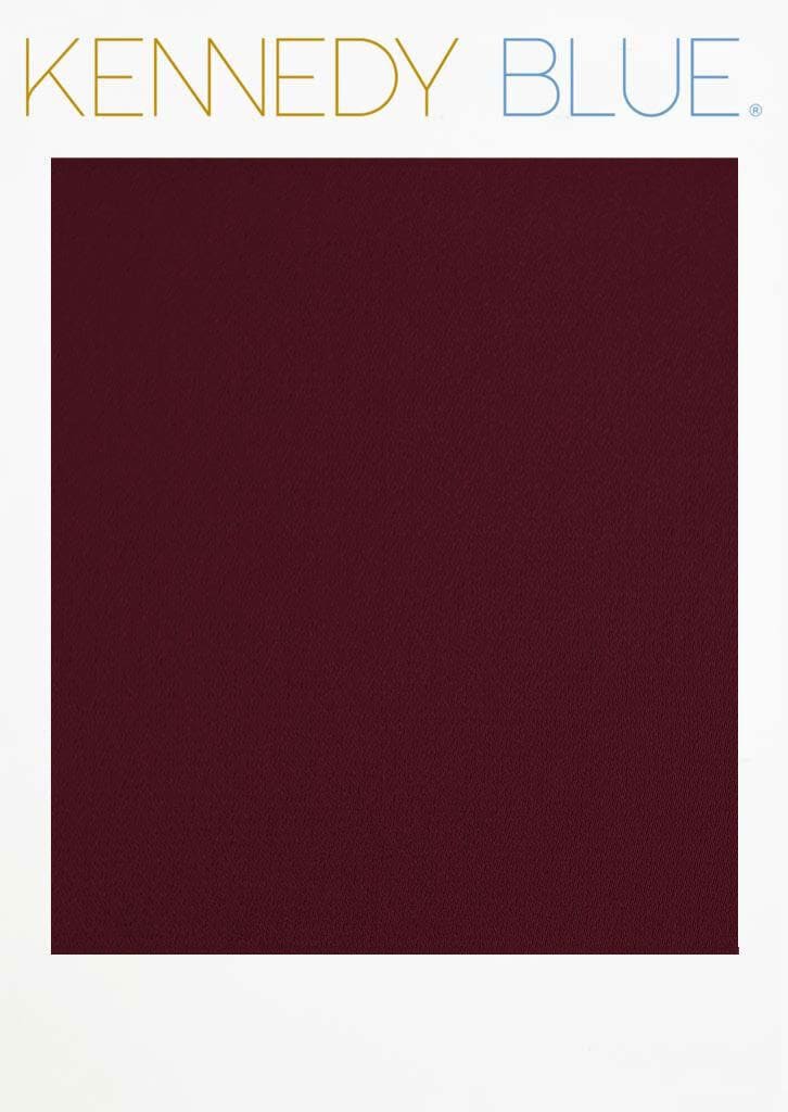 Satin Fabric Swatches Kennedy Blue Burgundy Kennedy Blue