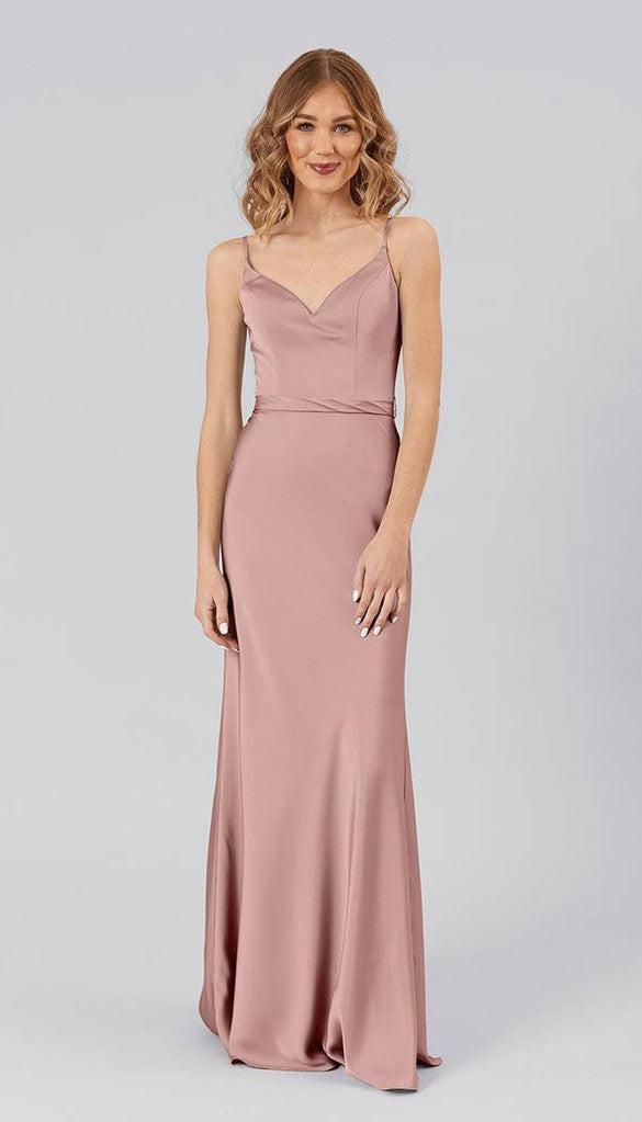 Demi Adjustable Satin Bridesmaid Dress