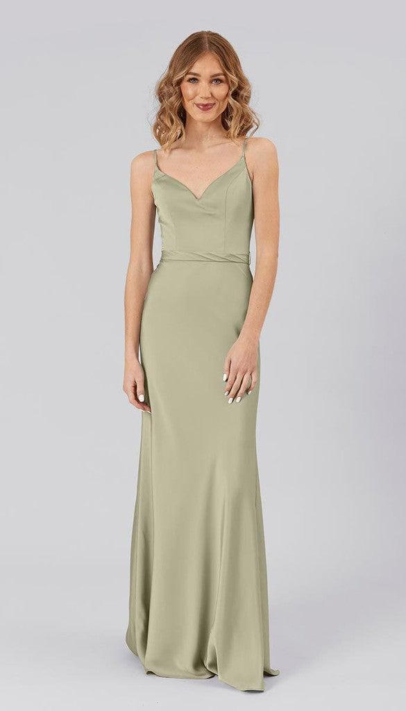 Demi Adjustable Satin Bridesmaid Dress