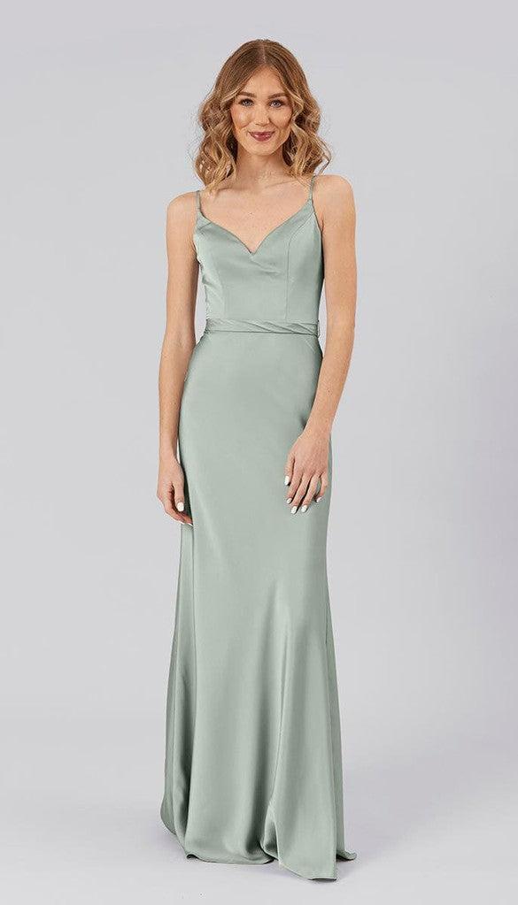 Demi Adjustable Satin Bridesmaid Dress