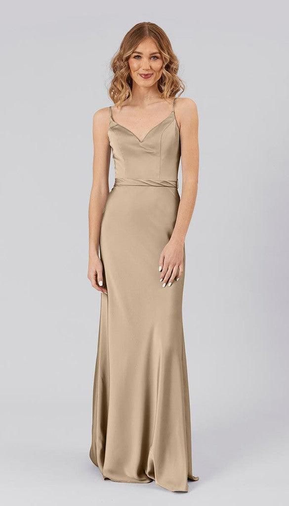 Demi Adjustable Satin Bridesmaid Dress