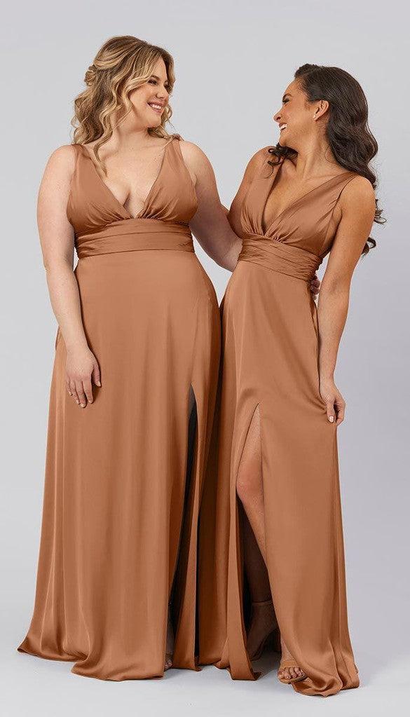 Dottie Satin Bridesmaids Dress