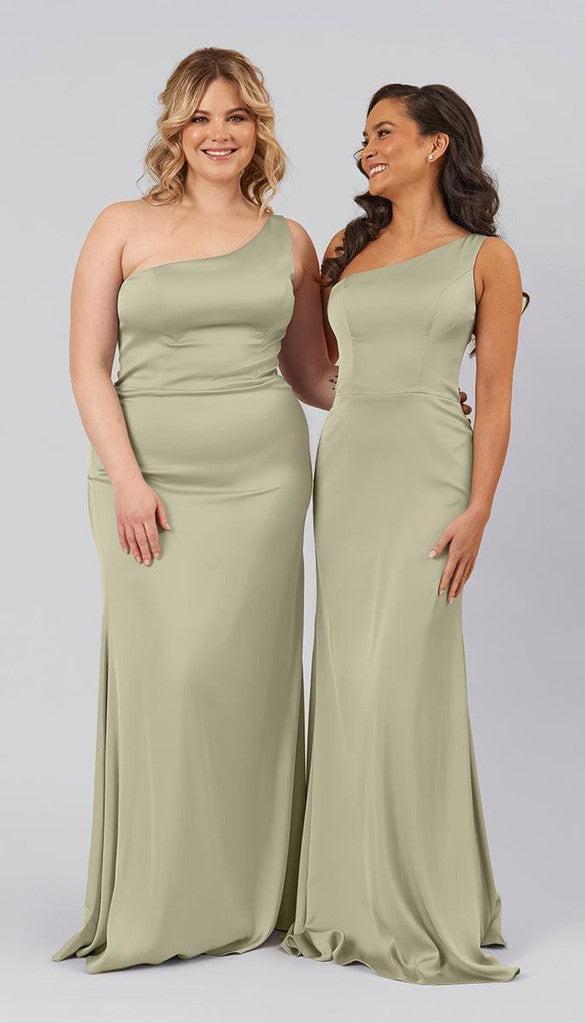 Dylan Satin Bridesmaid Dress | Kennedy Blue Gold Dylan Satin Bridesmaid Dress | Kennedy Blue Gold
