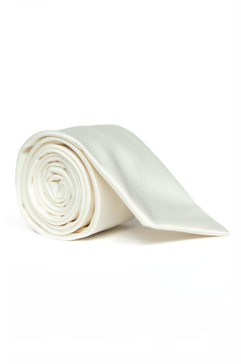 Ivory|Kennedy Blue Matte Satin Long Tie