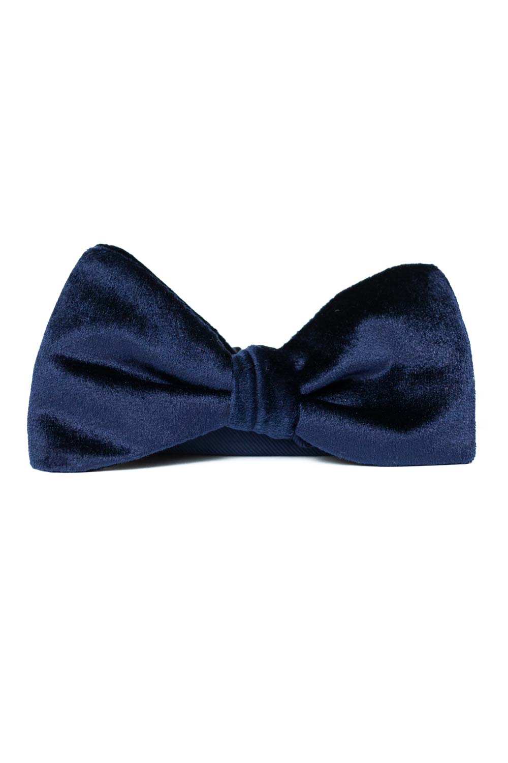 Dark Blue|Kennedy Blue Velvet Bow Tie