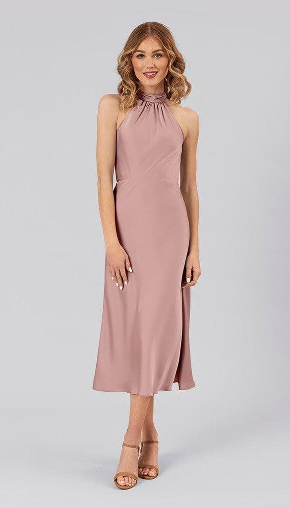 Rowen Short Satin Bridesmaid Dress