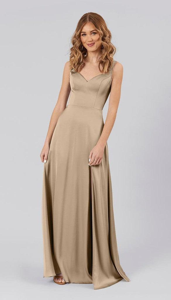 Sabrina High Quality Satin Bridesmaid Dress