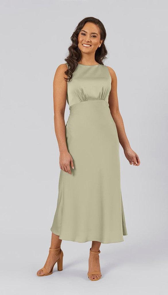 Wendy Short Satin Bridesmaid Dress