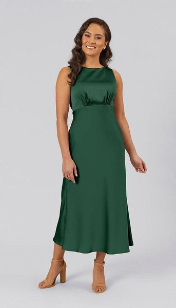 Wendy Short Satin Bridesmaid Dress