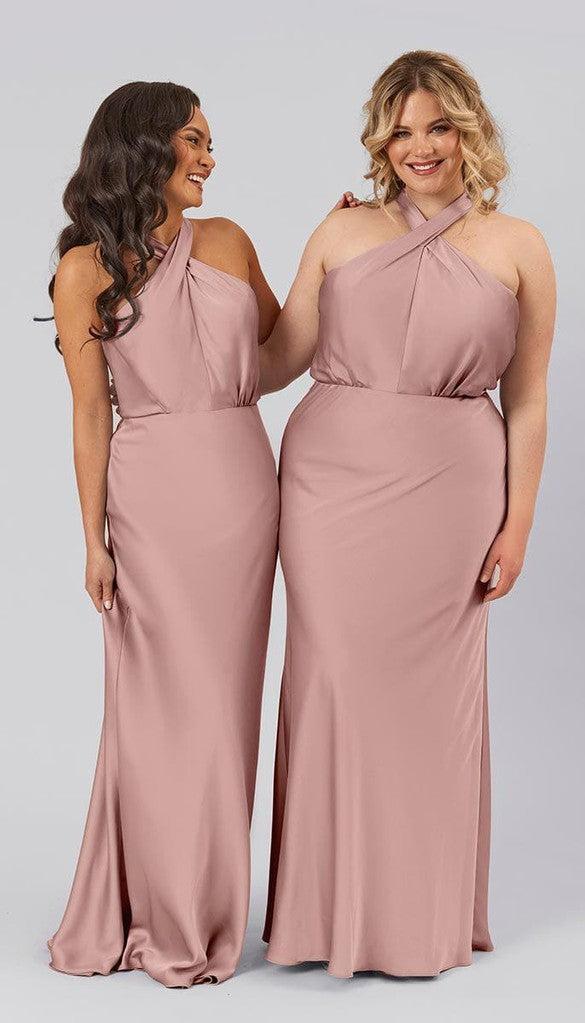 Zara High Quality Satin Bridesmaid Dress | Kennedy Blue Sea Foam Zara High Quality Satin Bridesmaid Dress | Kennedy Blue Sea Foam