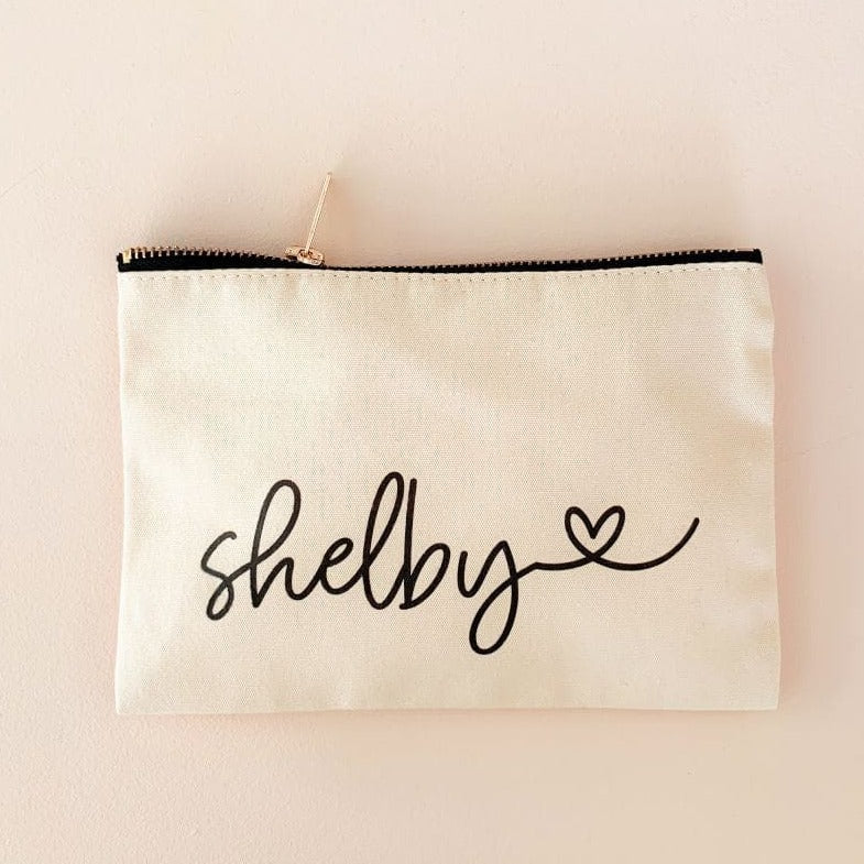 Personalized Makeup Bag  Kennedy Blue - Kennedy Blue