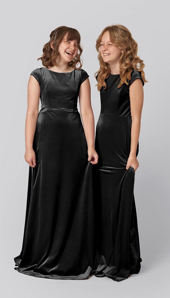 black junior bridesmaid dresses Velvet Dress joy and happiness! COLOR_1_BLACK Men's Linen Pants - Quantity:Each (1)